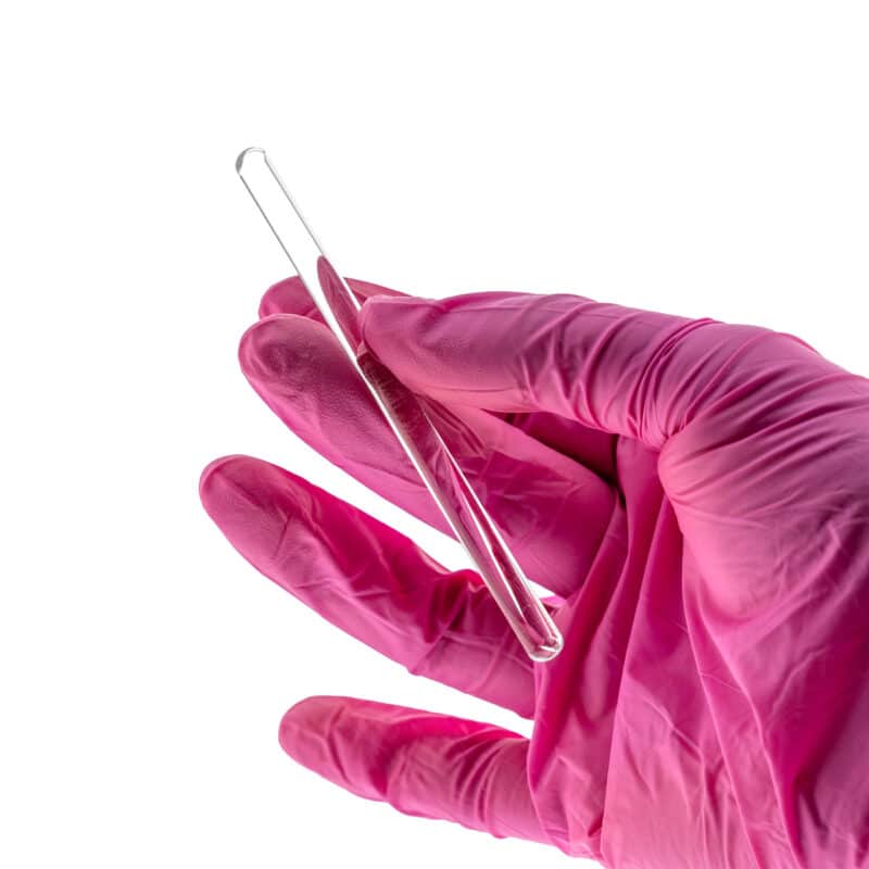 Bagietka szklana laboratoryjna, szkło borokrzemowe 3.3