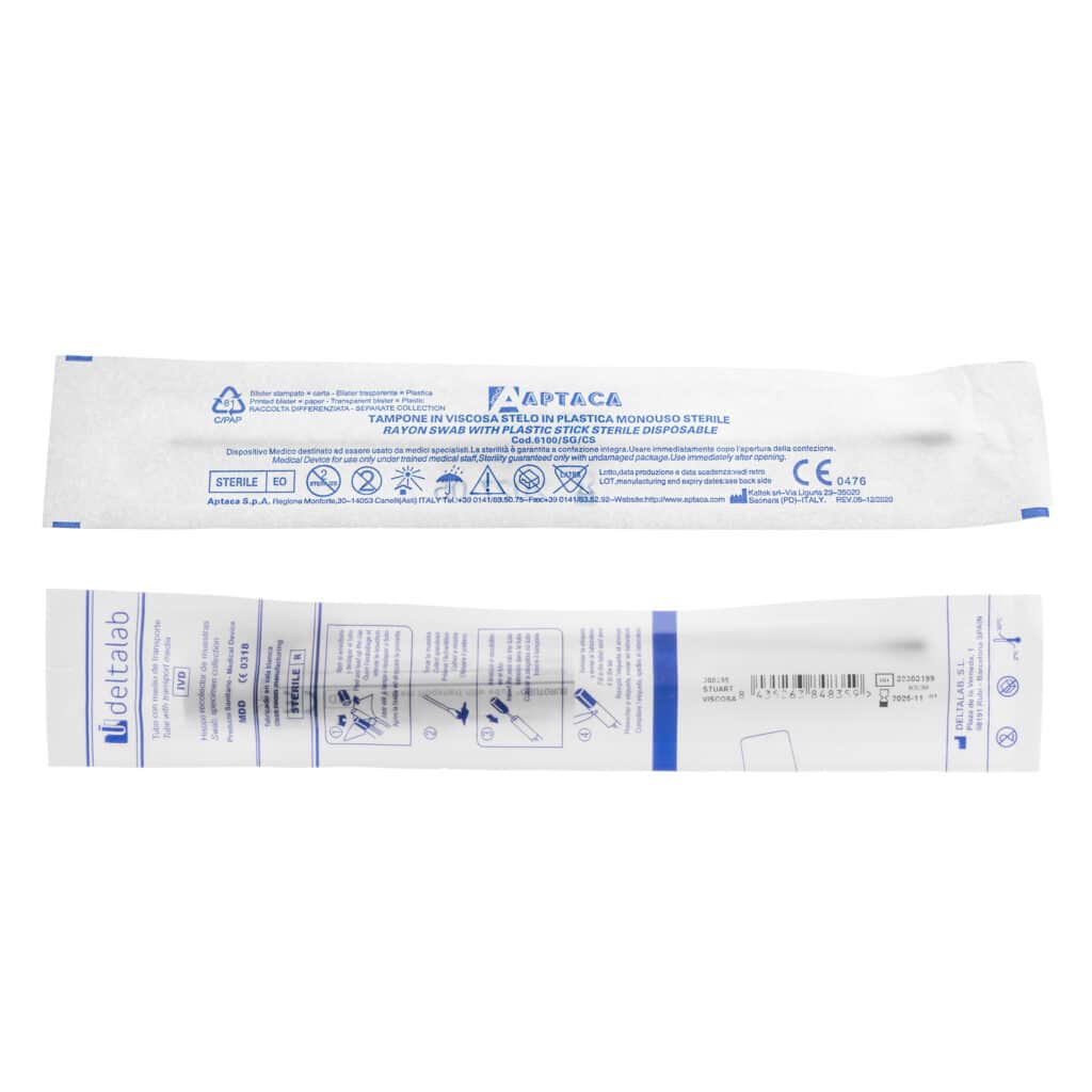 wymazówka sterylna z podłożem Stuart