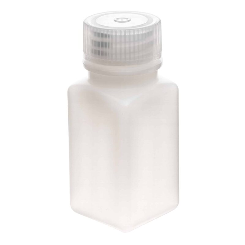 Butelka laboratoryjna czworokątna HDPE