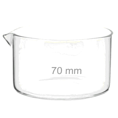 Krystalizator laboratoryjny szklany 70 mm