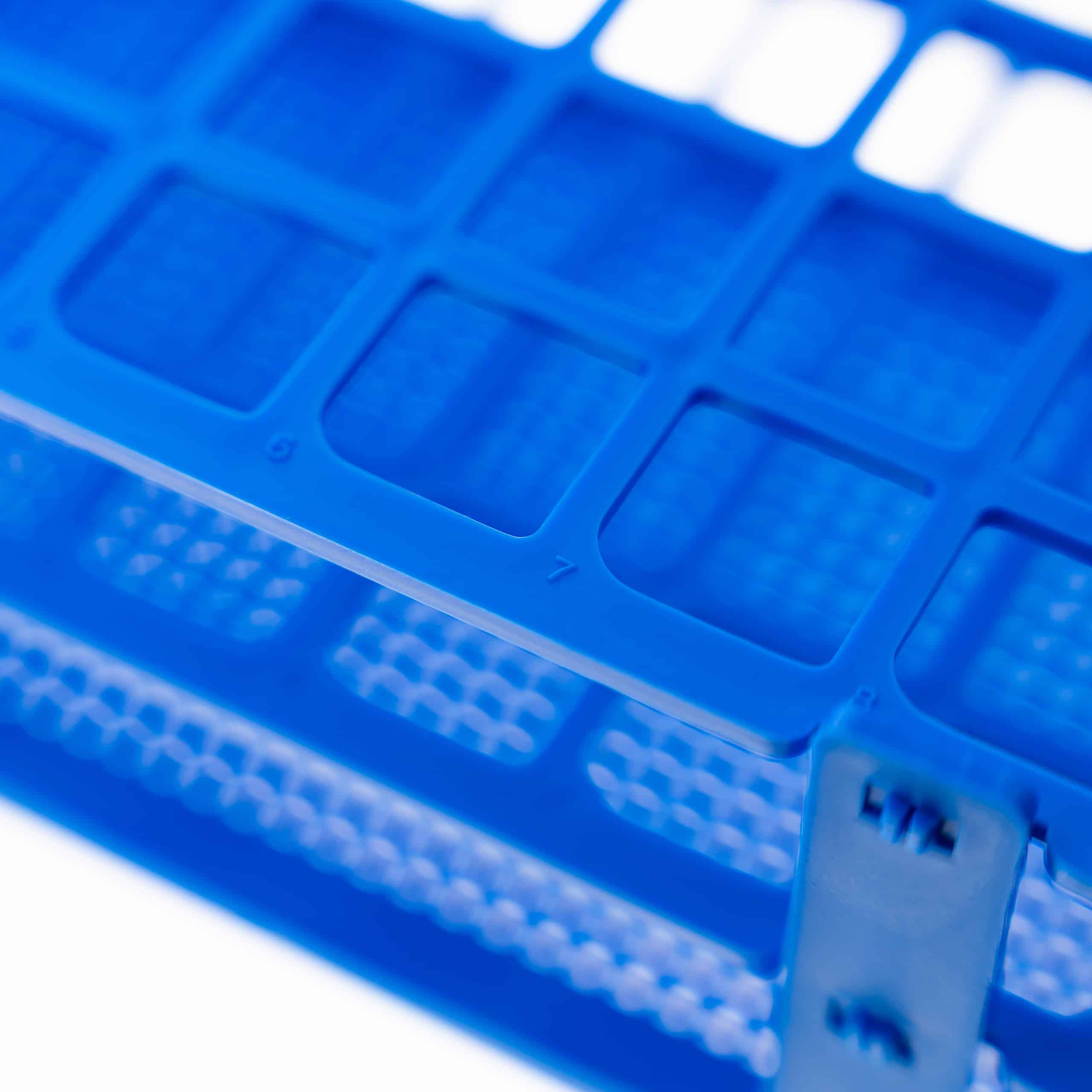 Stojak na probówki składany, polipropylen (PP)