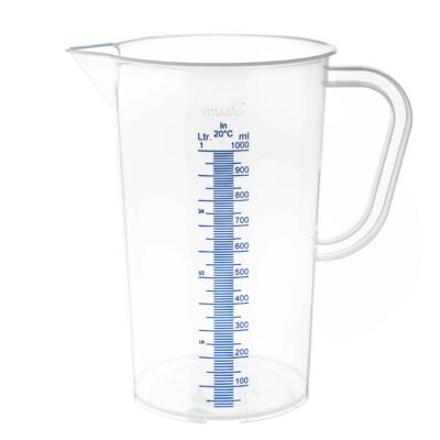 Zlewka z uchem plastikowa 1000 ml VITLAB