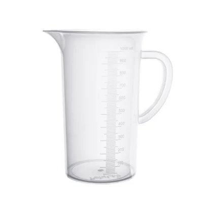 Zlewka z uchem skala tłoczona 1000 ml
