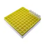 Kriopudełko na probówki Biologix żółte