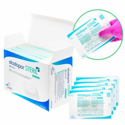 elastopor STERIL opatrunek włókninowy z wkładem chłonnym sterylny 8x10 cm