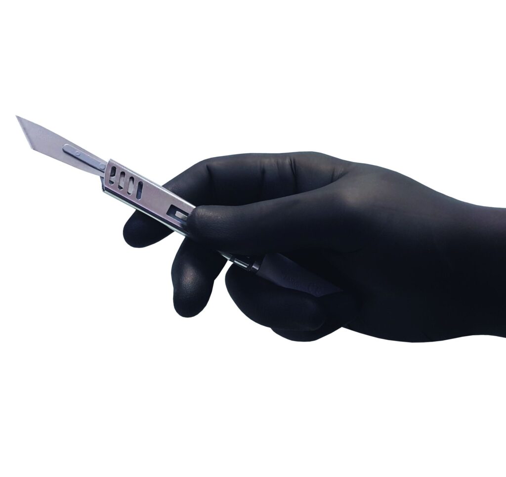 Rękawiczki nitrylowe easyCare czarne