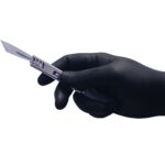 Rękawiczki nitrylowe easyCare czarne