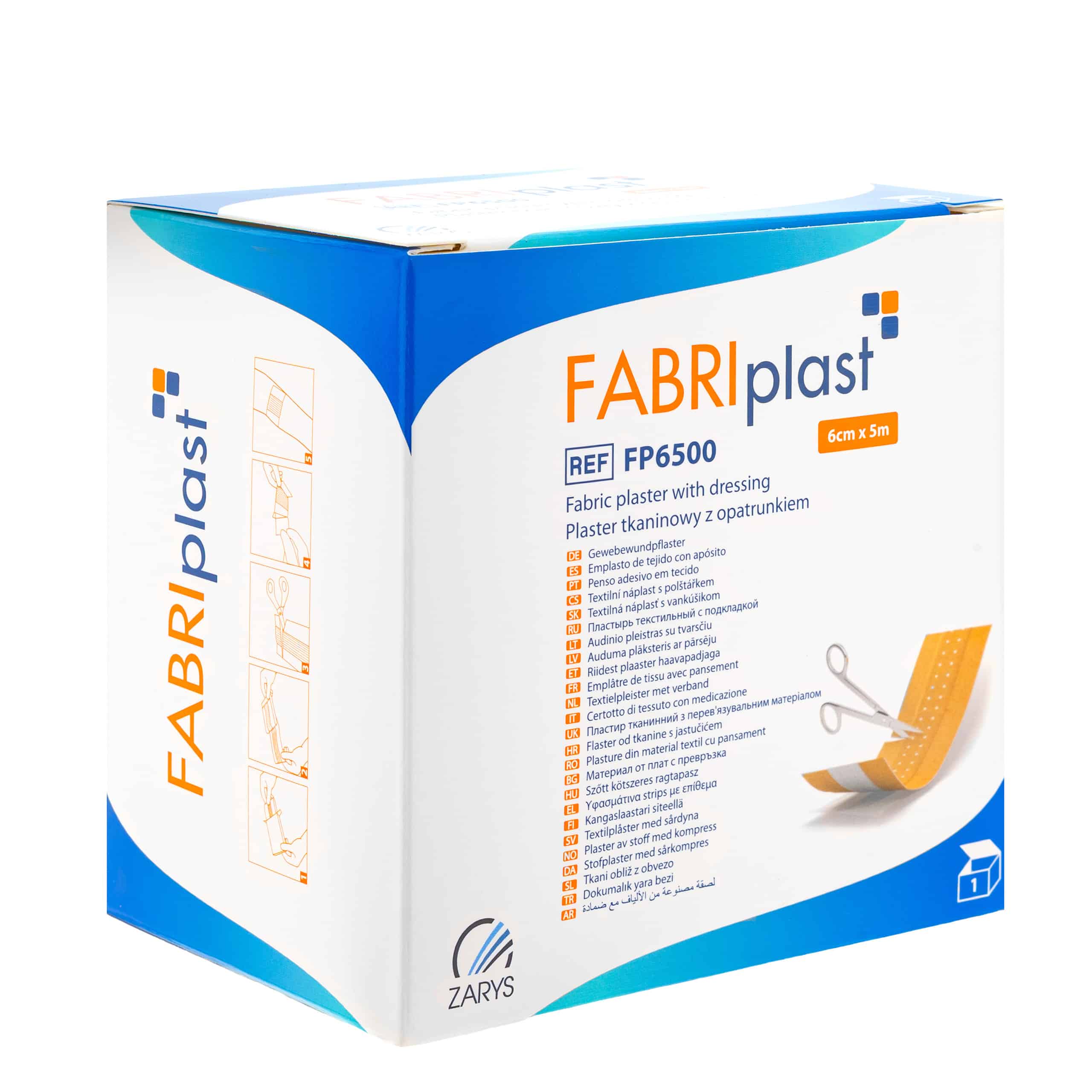 FABRIplast Plaster samoprzylepny z opatrunkiem