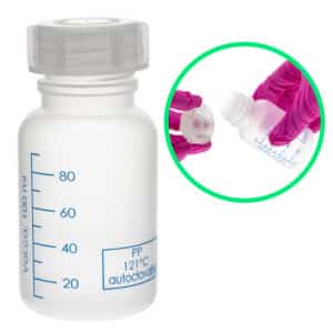 Butelka plastikowa szeroka szyjka 100 ml