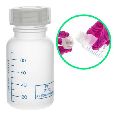 Butelka plastikowa szeroka szyjka 100 ml