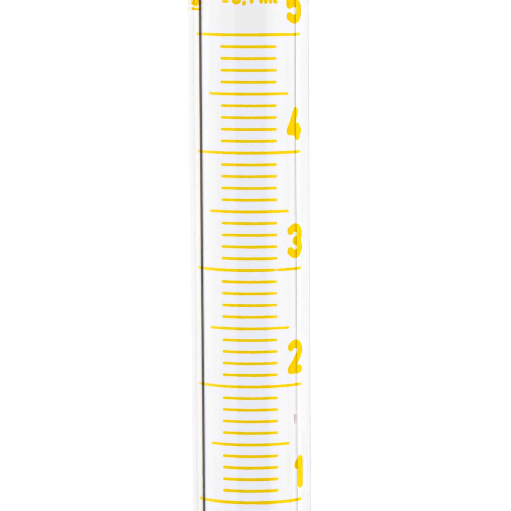 Cylinder miarowy wysoki SIMAX ze skalą, klasa B, stopka szklana sześciokątna, z wylewem, brązowa podziałka