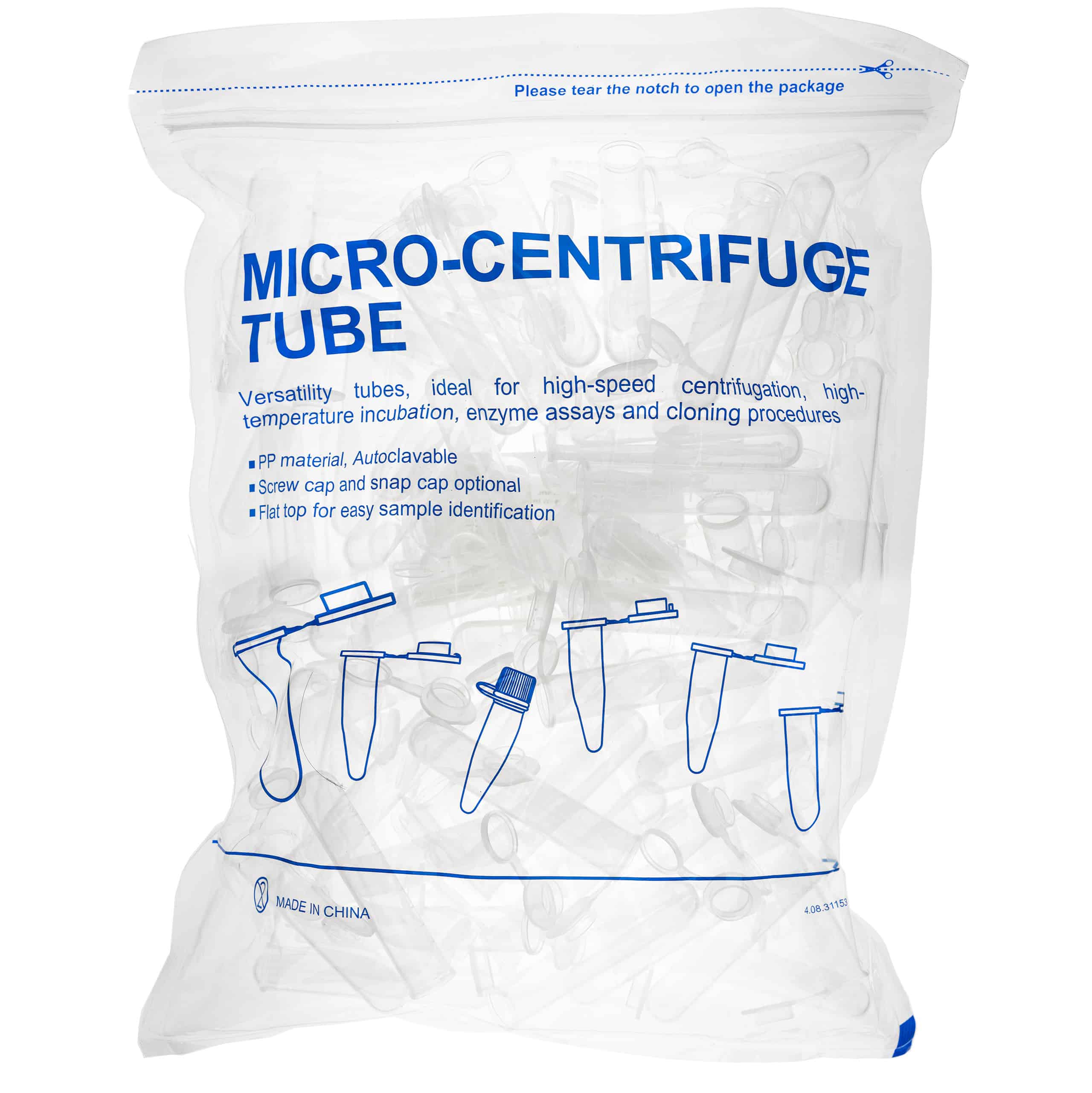 Probówki wirówkowe okrągłodenne 5,7 lub 10 ml z zatyczką