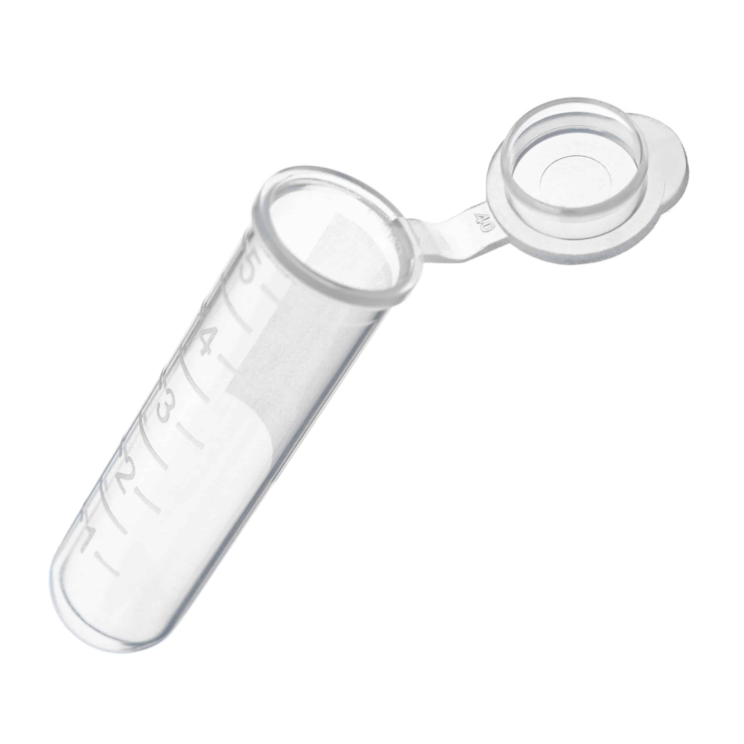 Probówki wirówkowe okrągłodenne z polipropylenu z zamknięciem