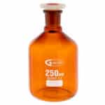 Butelka szklana 250 ml, szkło oranżowe