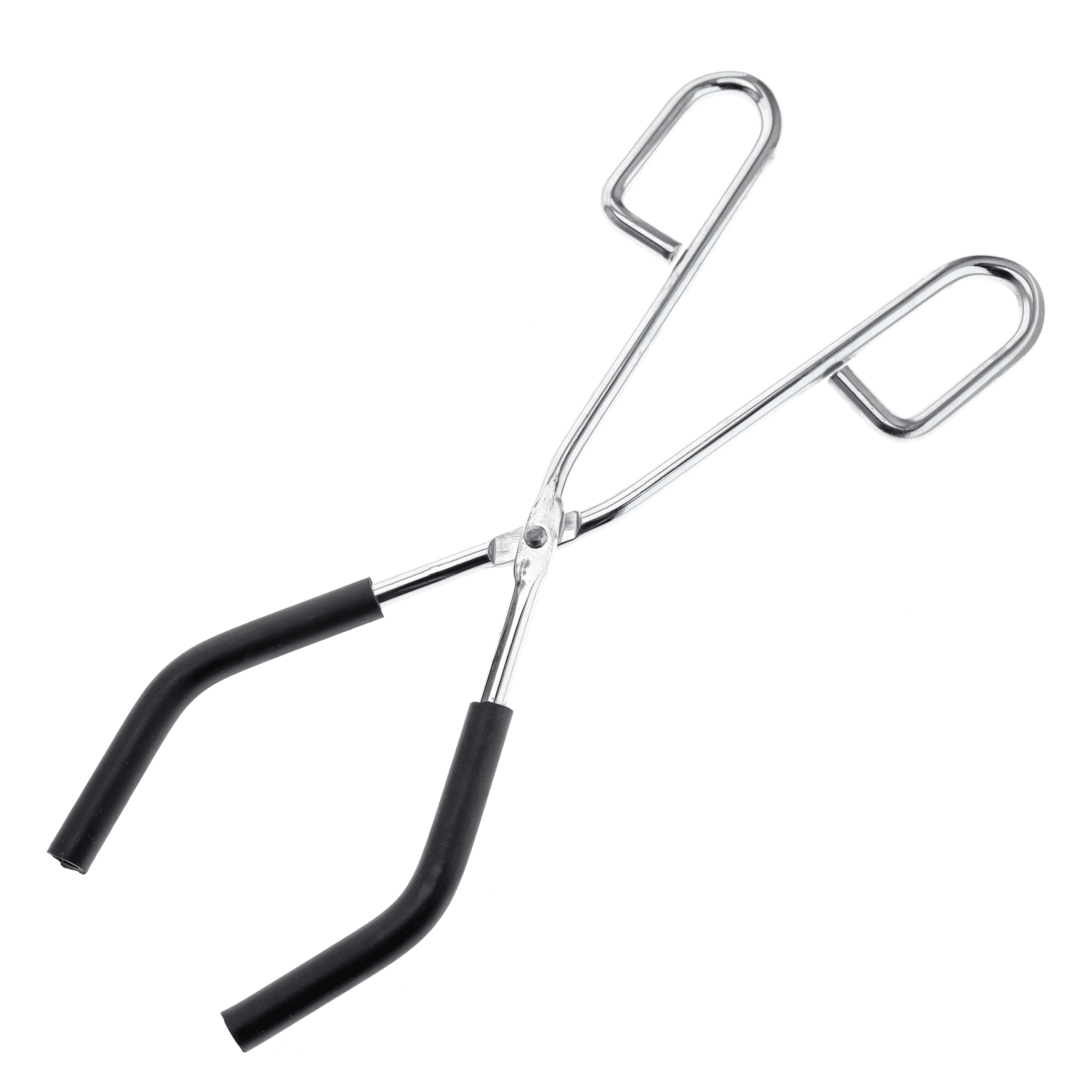 Szczypce do zlewek 260 mm, powlekane gumą, stal chromowana