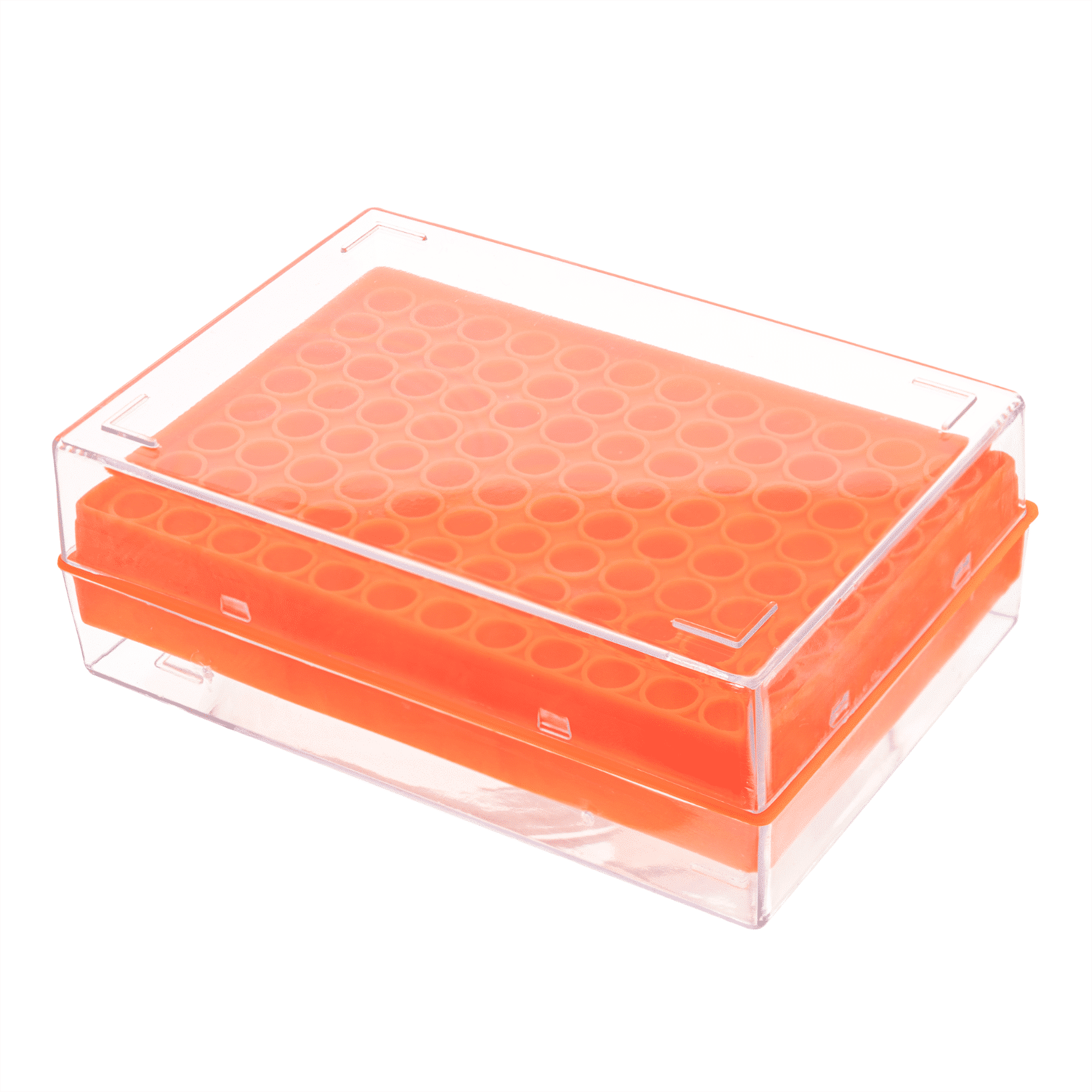 Statyw na probówki PCR 0,2 ml, 96 miejsc, pokrywka PC