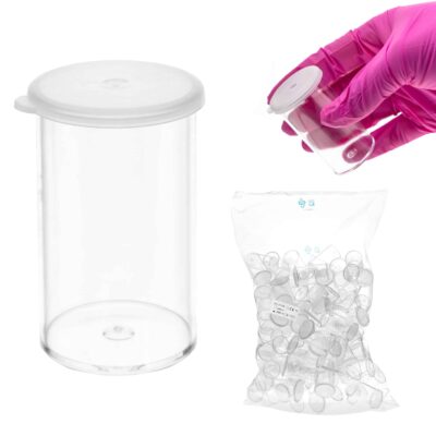 Pojemnik plastikowy 35 ml z nasadką