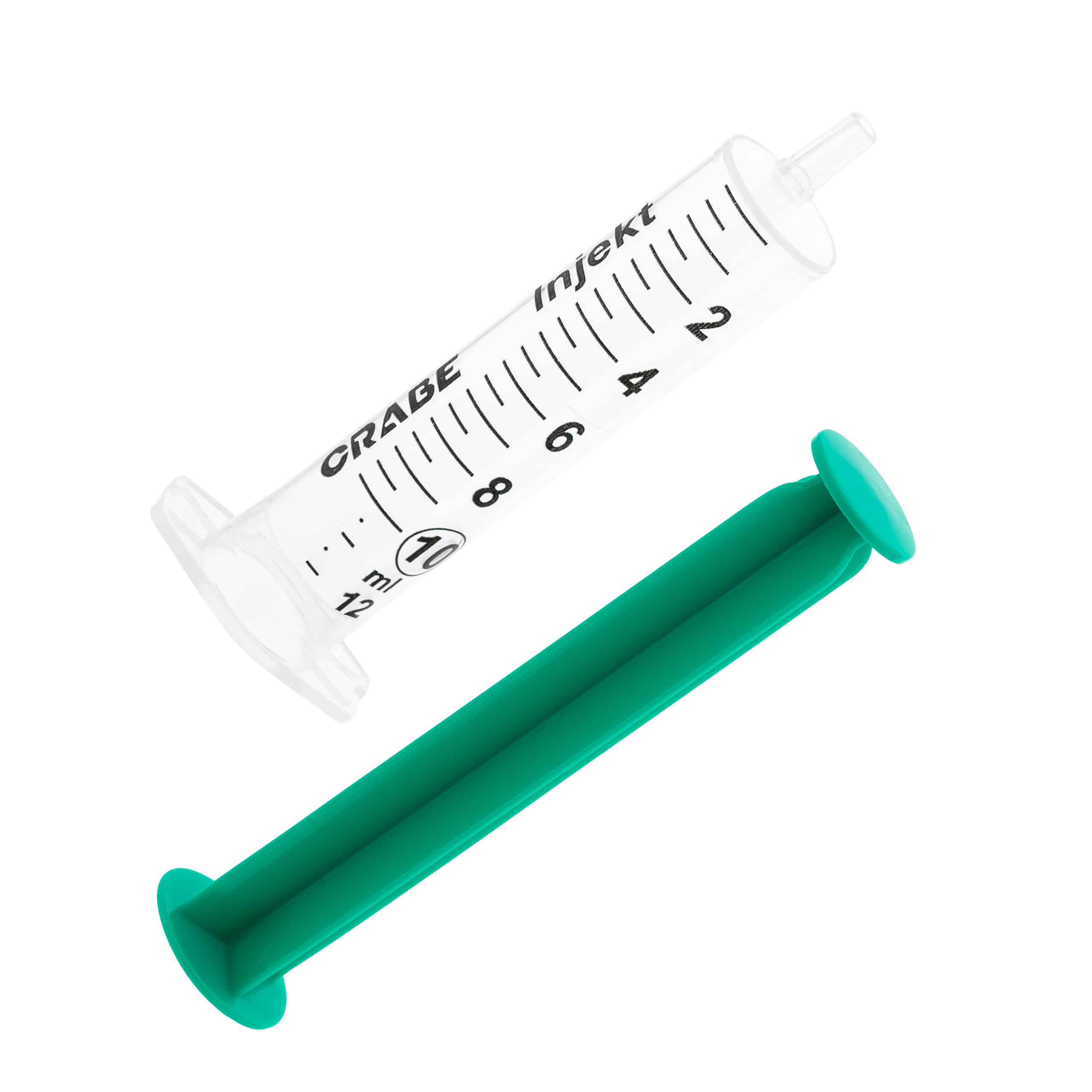 CRABE Strzykawka dwuczęściowa, luer, sterylna, 100 szt.