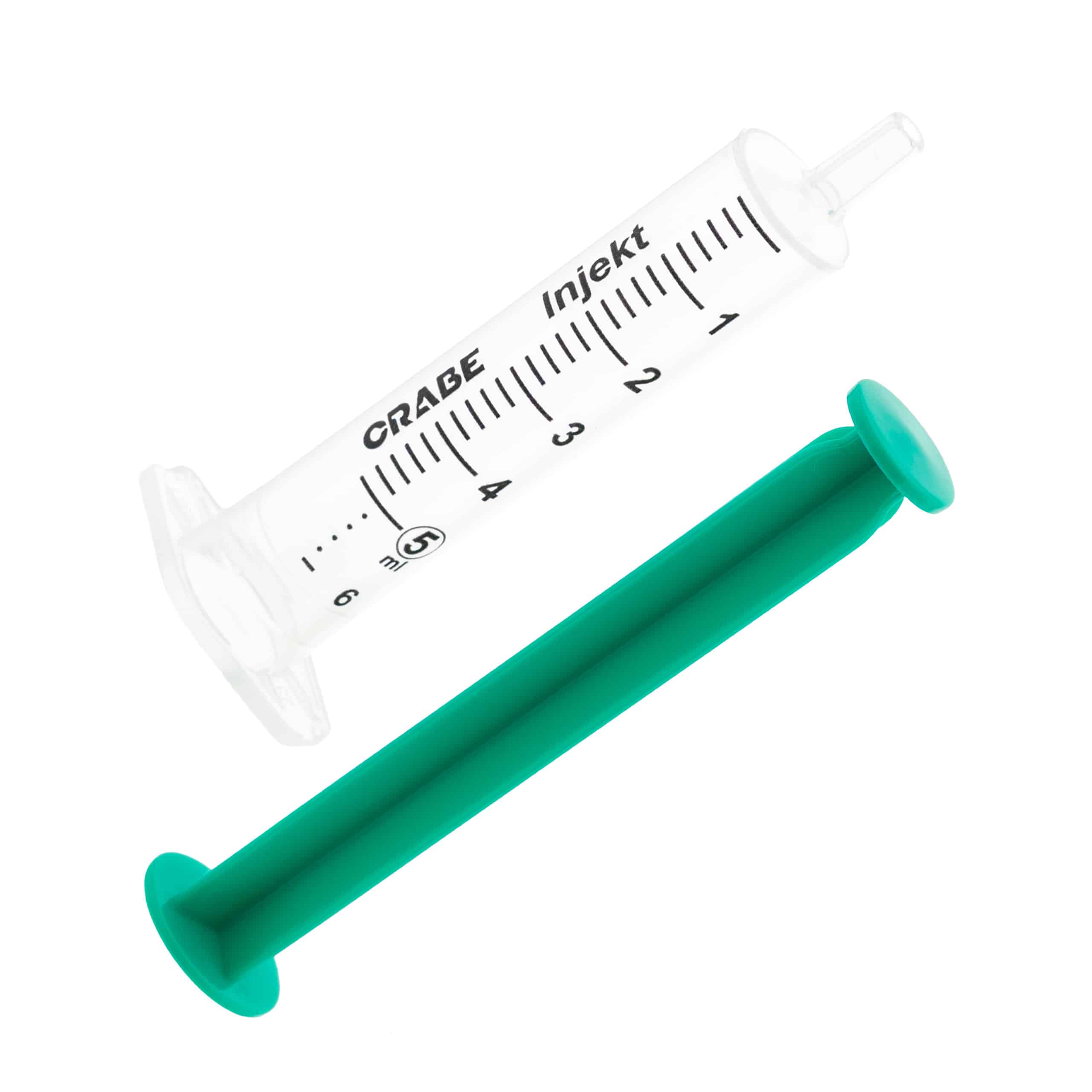 CRABE Strzykawka dwuczęściowa, luer, sterylna, 100 szt.