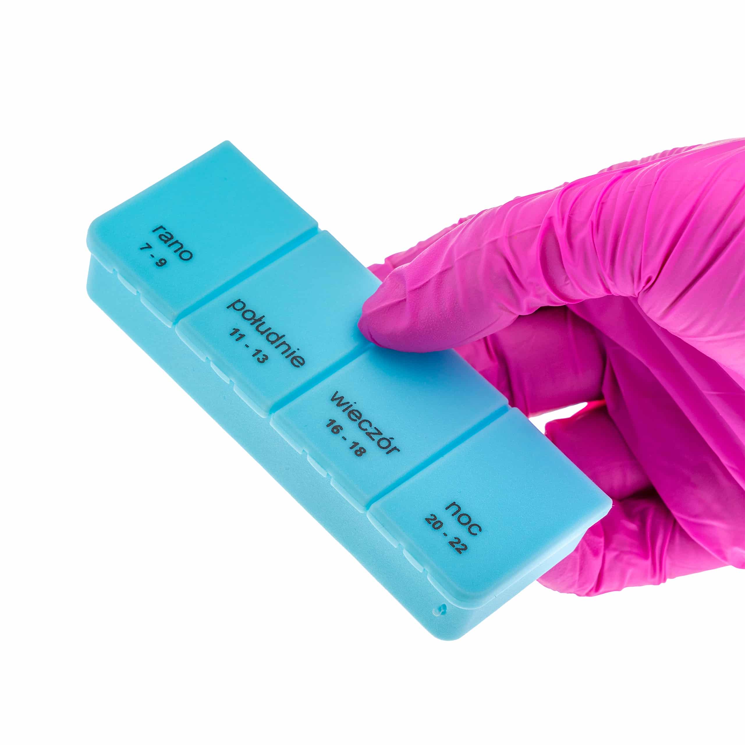 Kasetka na leki, jednodniowa – 4 pory dnia | Elena Mini 1×4