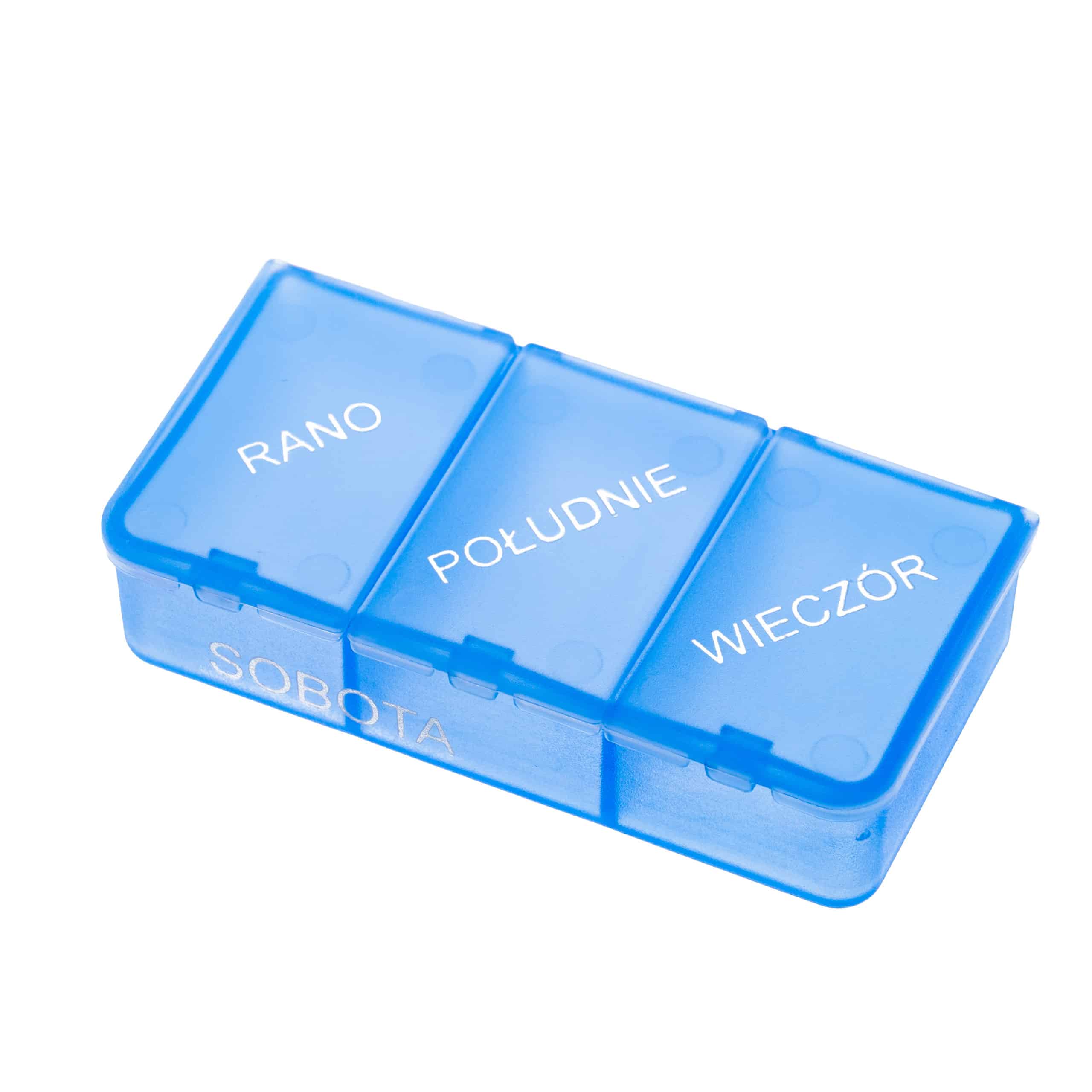 Kasetka na leki, tygodniowa – 3 pory dnia | MINI 7×3