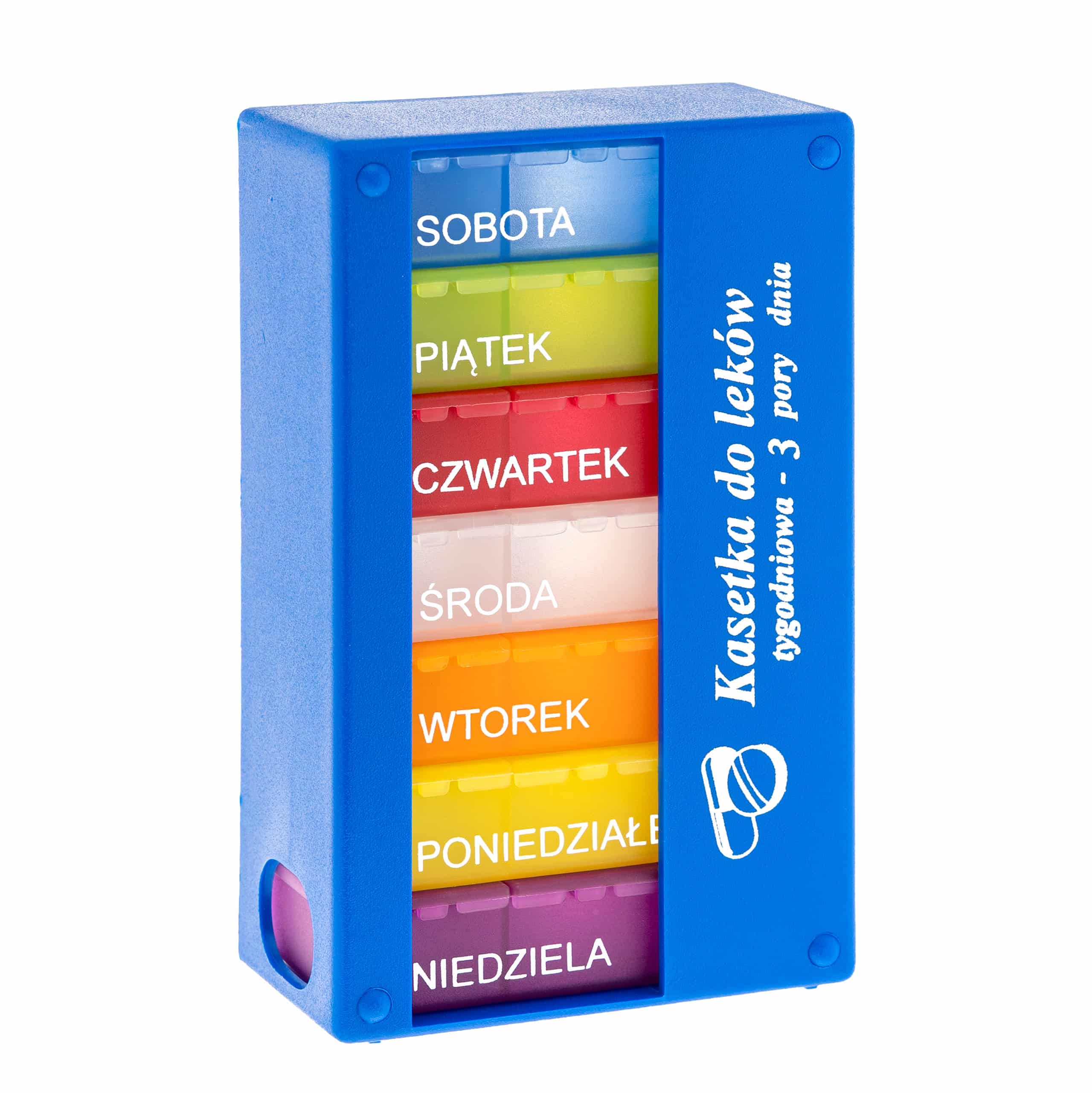 Kasetka na leki, tygodniowa – 3 pory dnia | MINI 7×3