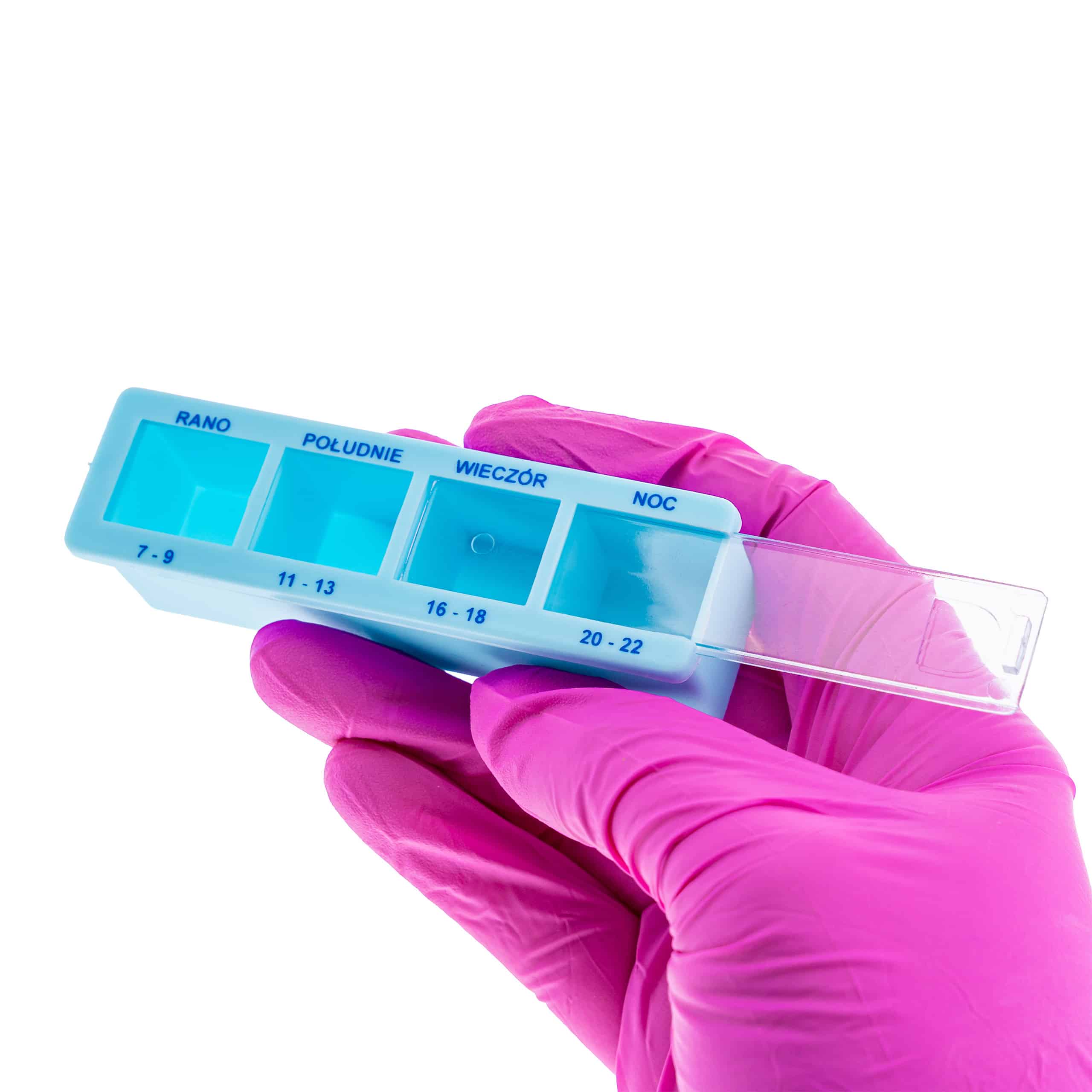 Kaseta na leki, jednodniowa – 4 pory dnia | MINI 4 1×4