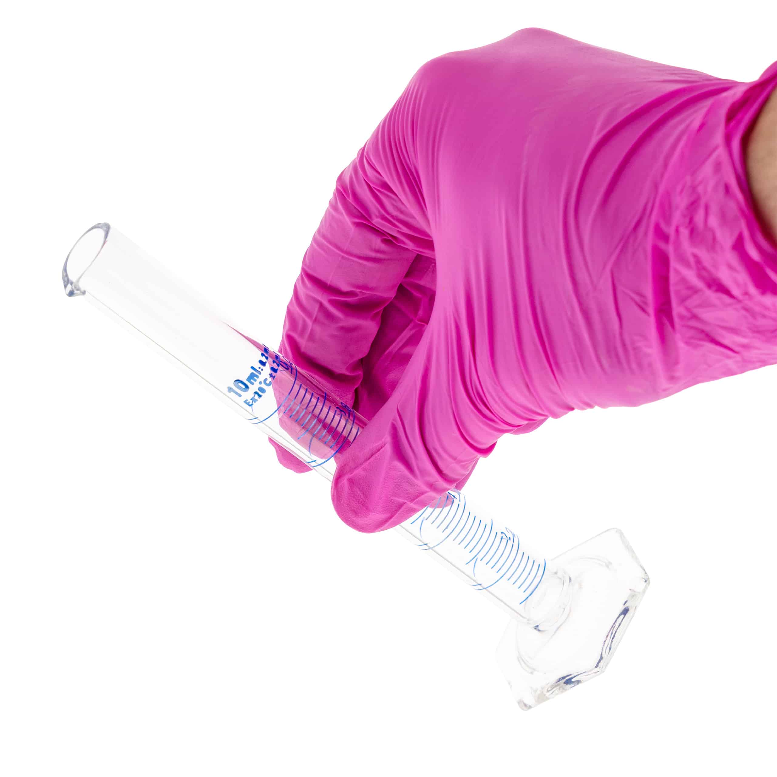 Cylinder miarowy szklany, klasa B, stopka sześciokątna