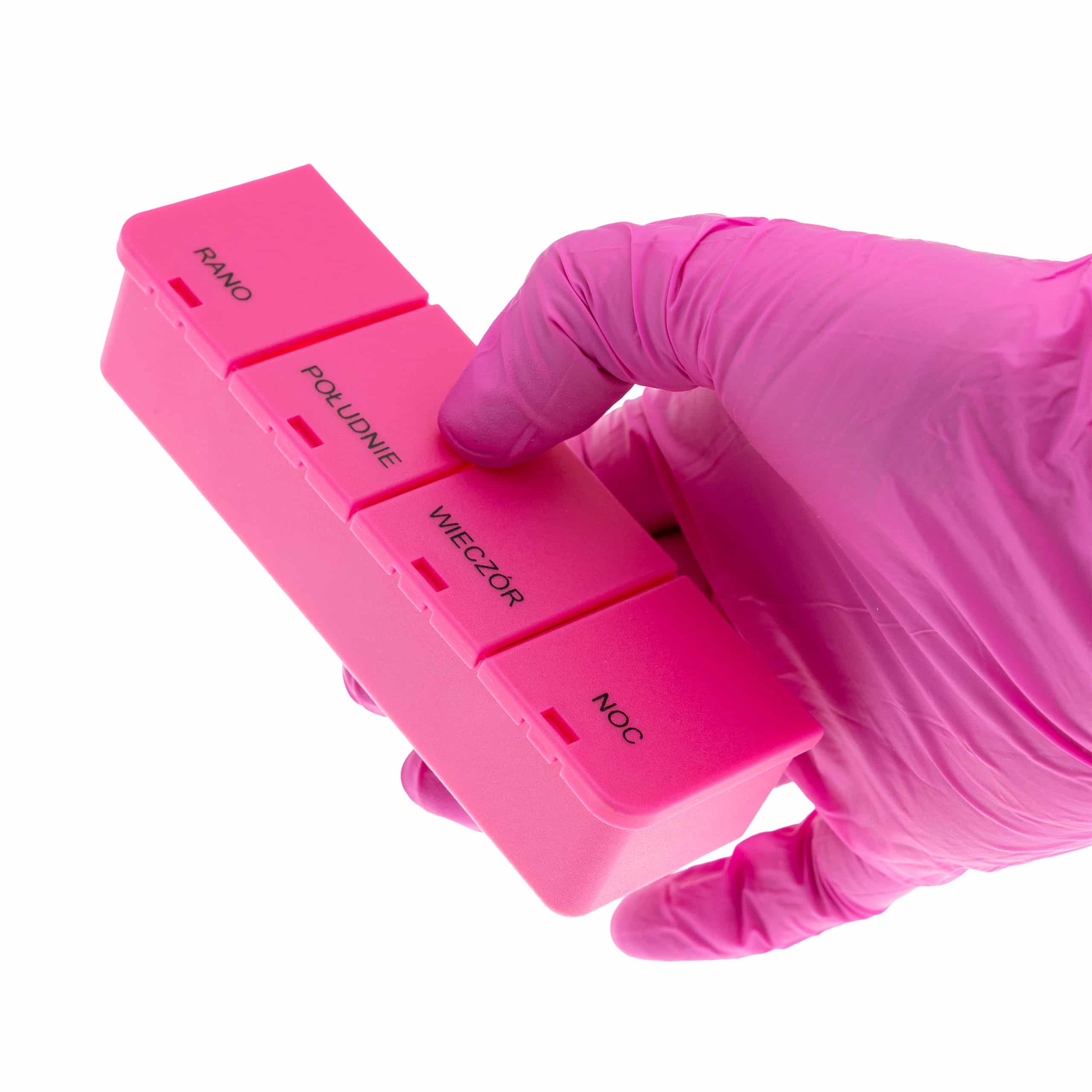 Kasetka na leki, jednodniowa – 4 pory dnia | BigBox 1×4