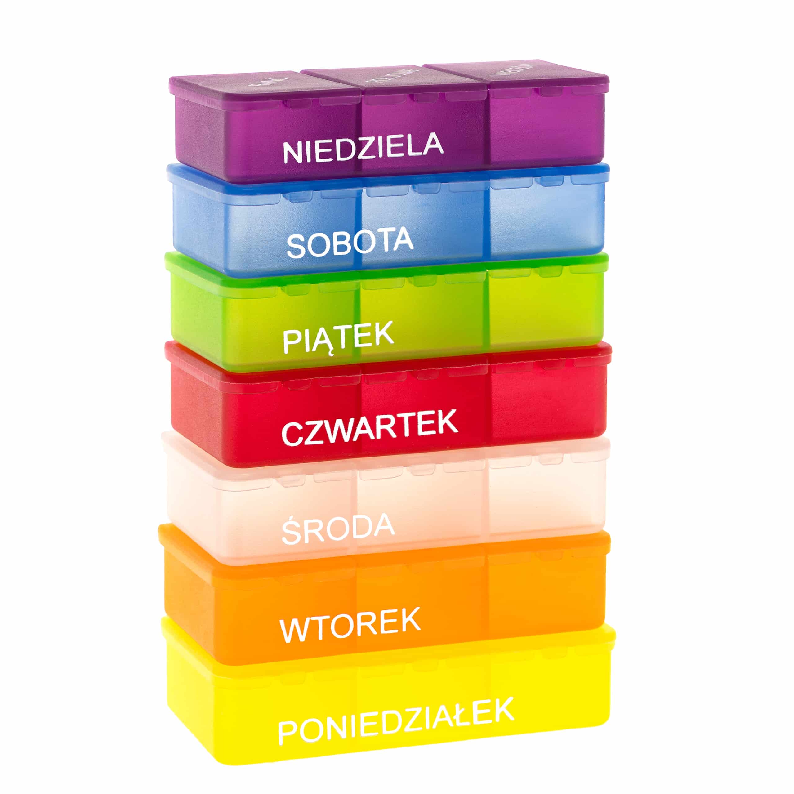 Kasetka na leki, tygodniowa – 3 pory dnia | MINI 7×3
