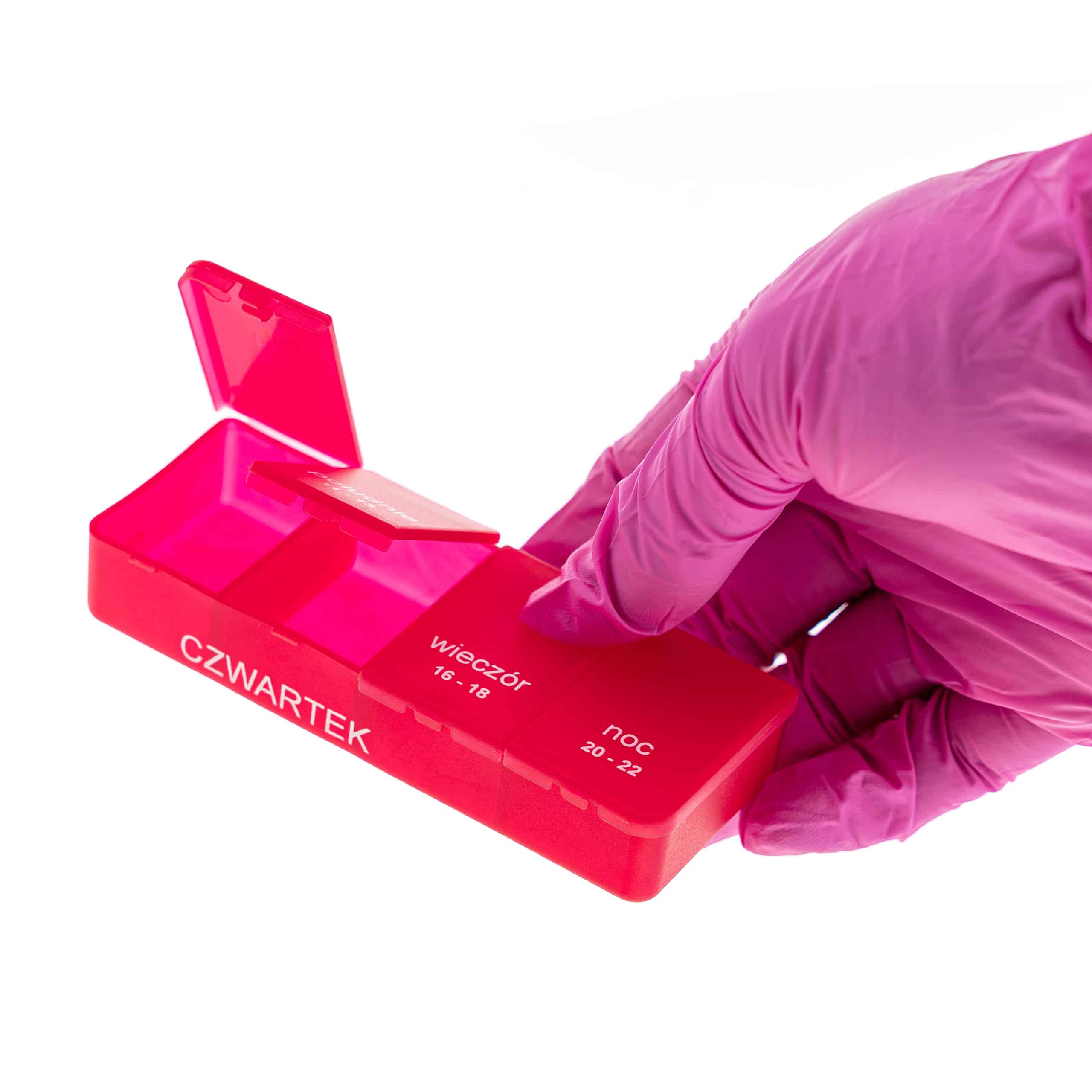 Kasetka na leki, tygodniowa – 4 pory dnia | Elena 4×7