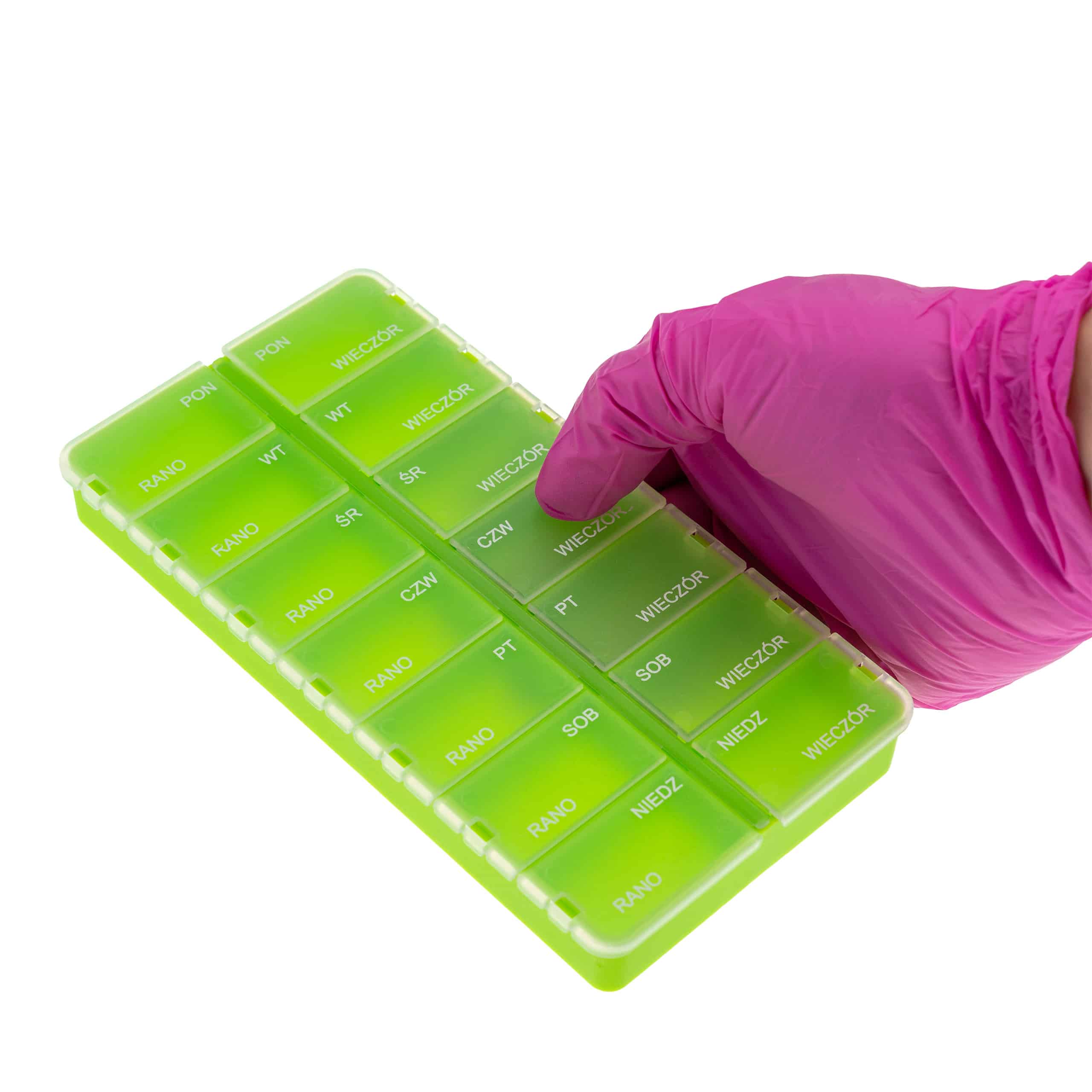 Kasetka na leki, tygodniowa – 2 pory dnia