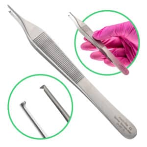 Pęseta anatomiczna Adson z ząbkiem 1:2