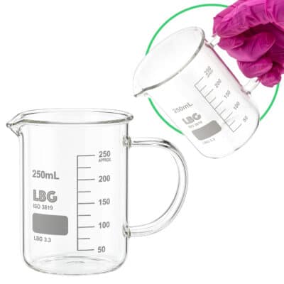 Zlewka szklana z uchem 250 ml