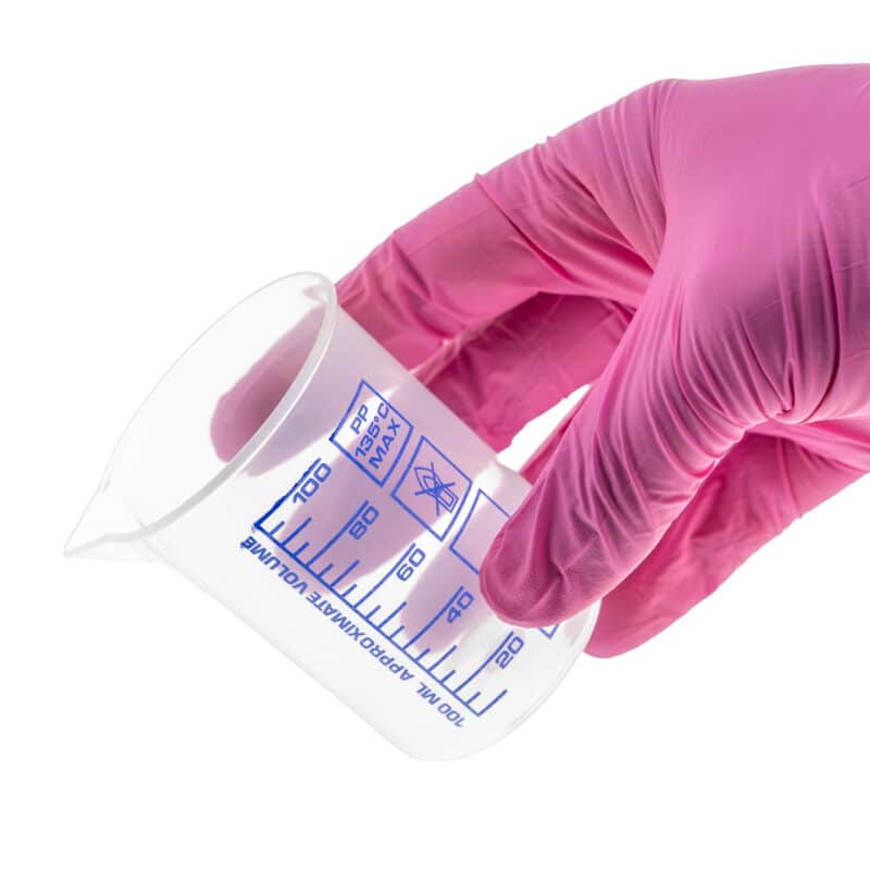 Zlewka plastikowa niska laboratoryjna, PP