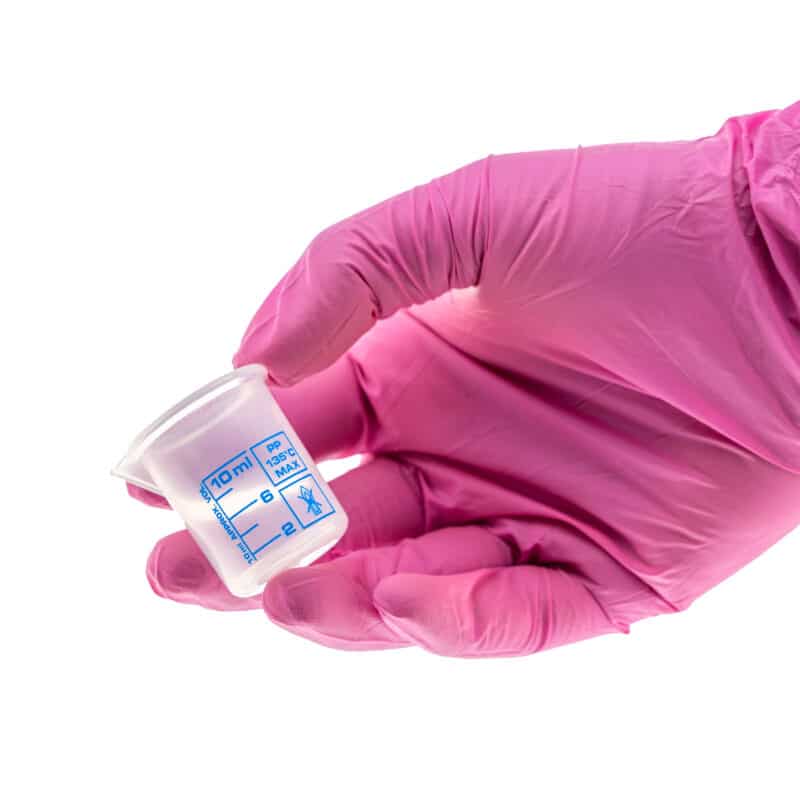 Zlewka plastikowa niska laboratoryjna, PP