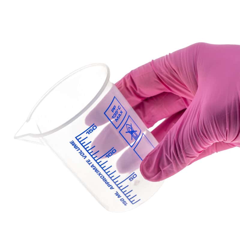 Zlewka plastikowa niska laboratoryjna, PP