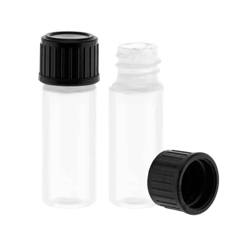 Pojemnik PE 5 ml z nakrętką, zestaw 5 szt.