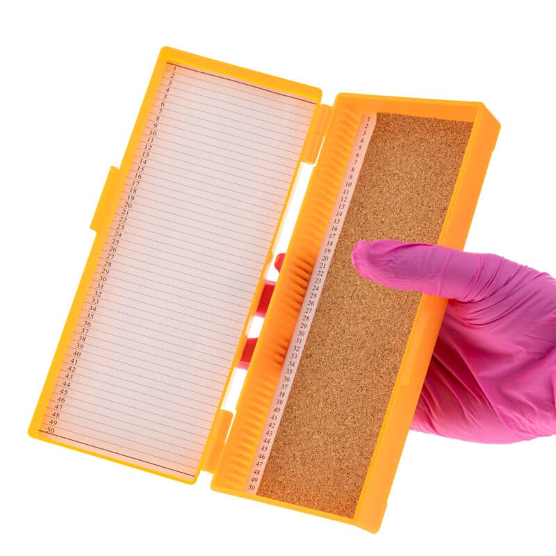 Etui na szkiełka mikroskopowe, ABS