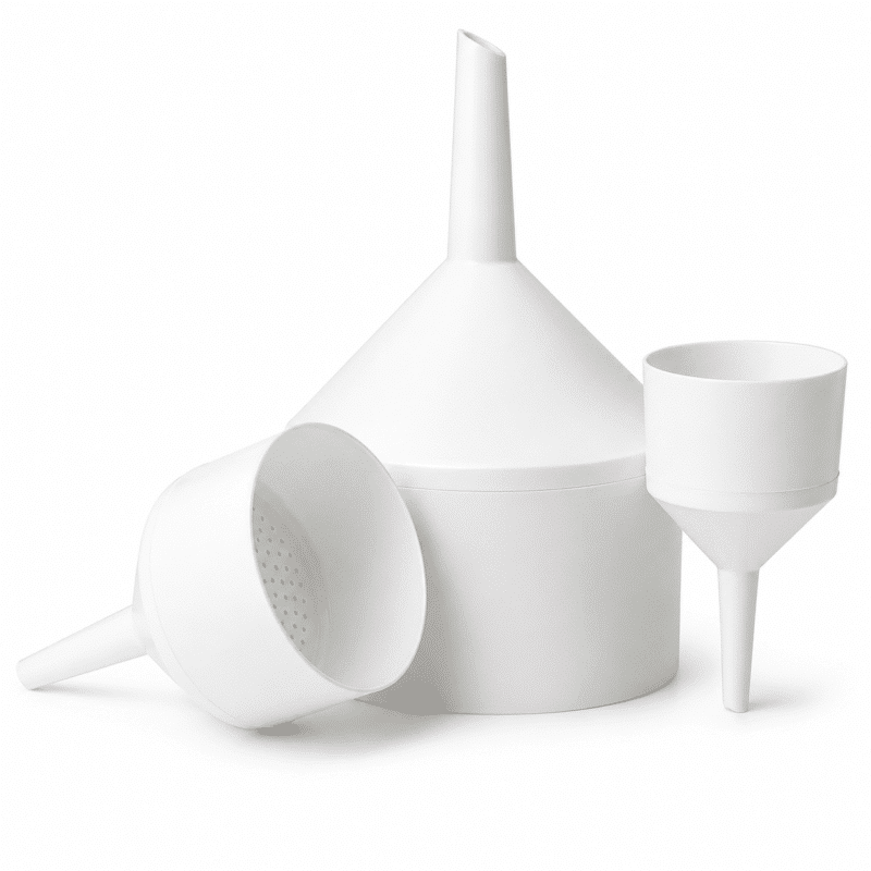 Lejki Büchnera Kartell PP do filtracji próżniowej 40–6000 ml