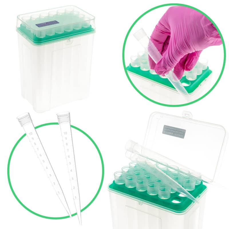 Biologix® Końcówki do pipet 5 ml i 10 ml- z filtrem lub bez filtra