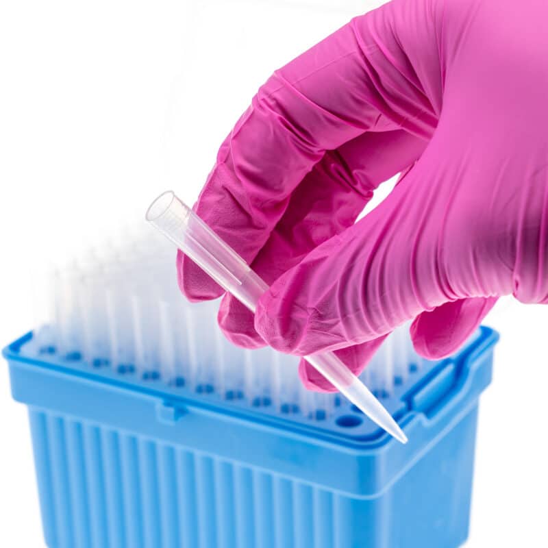 Biologix® Końcówki do pipet – sterylne, w statywie, 96 szt.