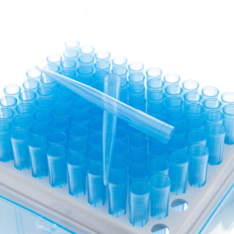 Biologix® Końcówki do pipet – sterylne, w statywie, 96 szt.
