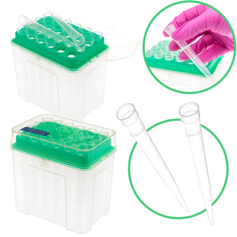 Biologix® Końcówki do pipet 5 ml i 10 ml- z filtrem lub bez filtra