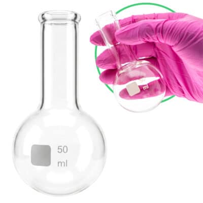 Kolba okrągłodenna szklana 50 ml