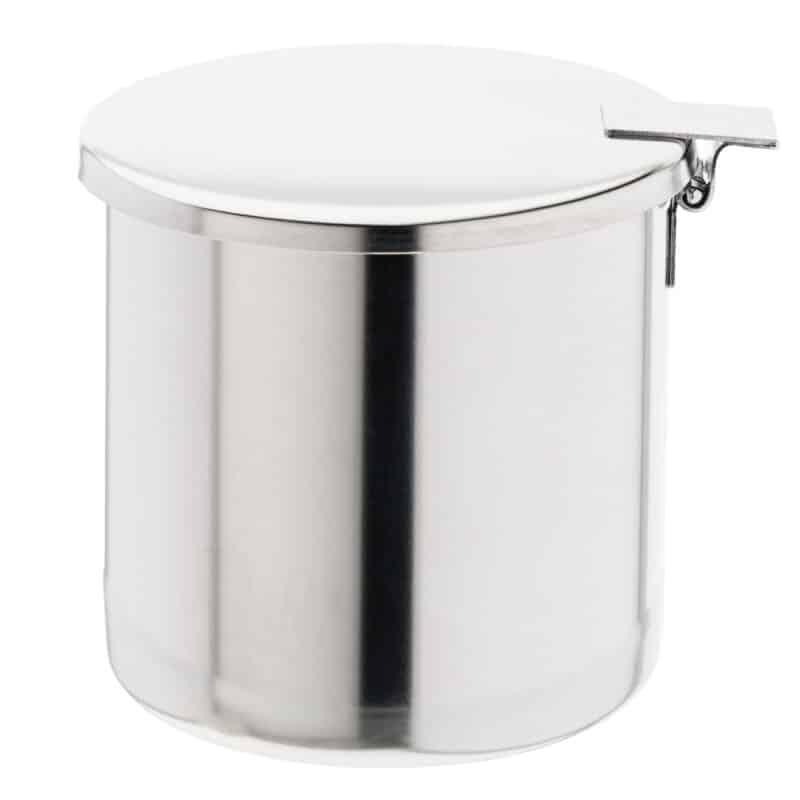 Pojemnik na waciki i gaziki ze stali nierdzewnej z wieczkiem, 125-1000 ml