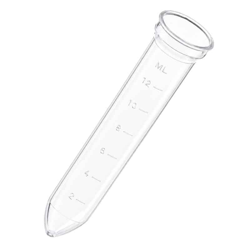 Probówki na mocz do osadu, wirówkowe 12 ml, bez korka, 100 szt. + korki