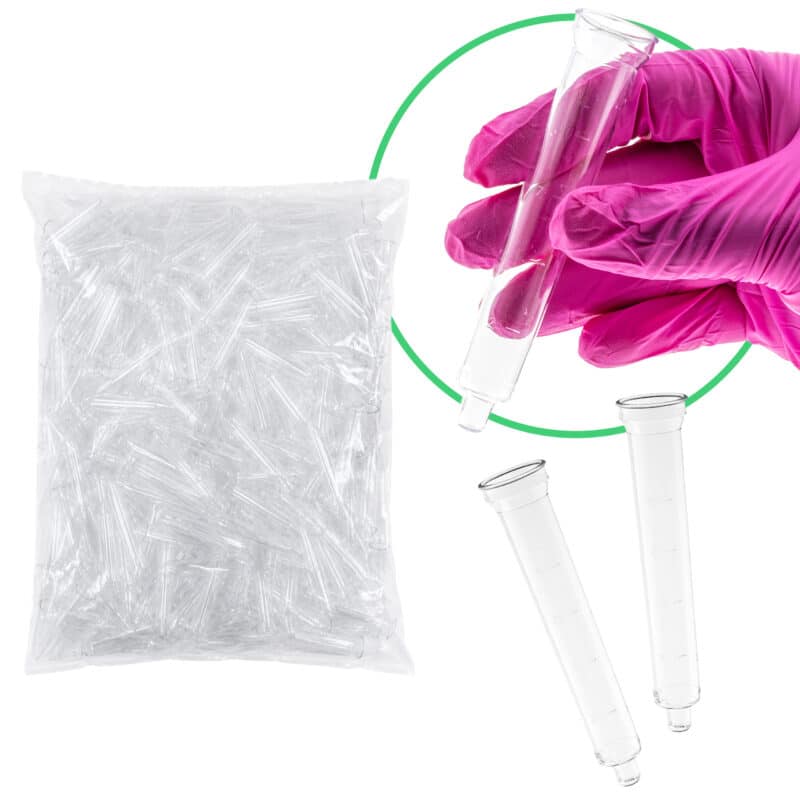 Probówki na mocz do osadu, wirówkowe 12 ml, bez korka, 100 szt. + korki