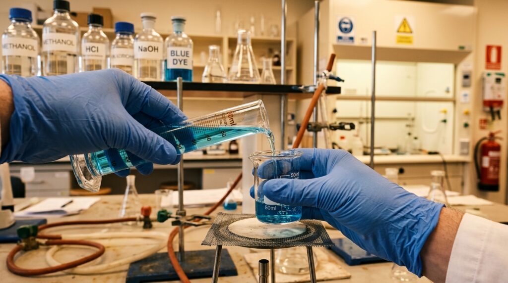 Rękawice nitrylowe, lateksowe czy winylowe? Kompletny poradnik doboru rękawic laboratoryjnych