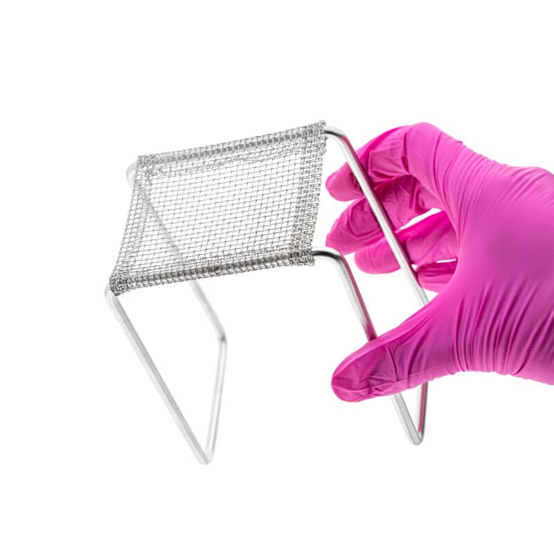 Statyw do palnika laboratoryjnego 125 mm, stal chromowana